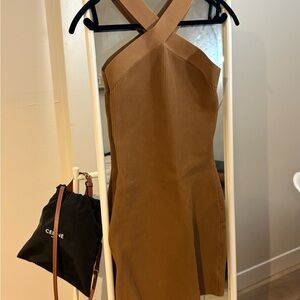 Aritzia Babaton Sculpt Knit Criss Cross Dress – NWT – Size S